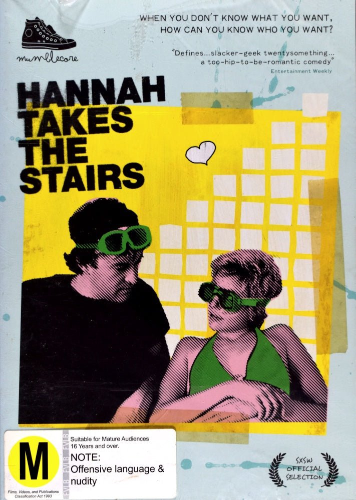 Hannah Takes the Stairs - 2007 (DVD) Brand New - Vinyl Kitchen