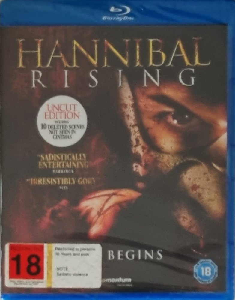 Hannibal Rising (Blu Ray) Brand New - 2007 - Vinyl Kitchen
