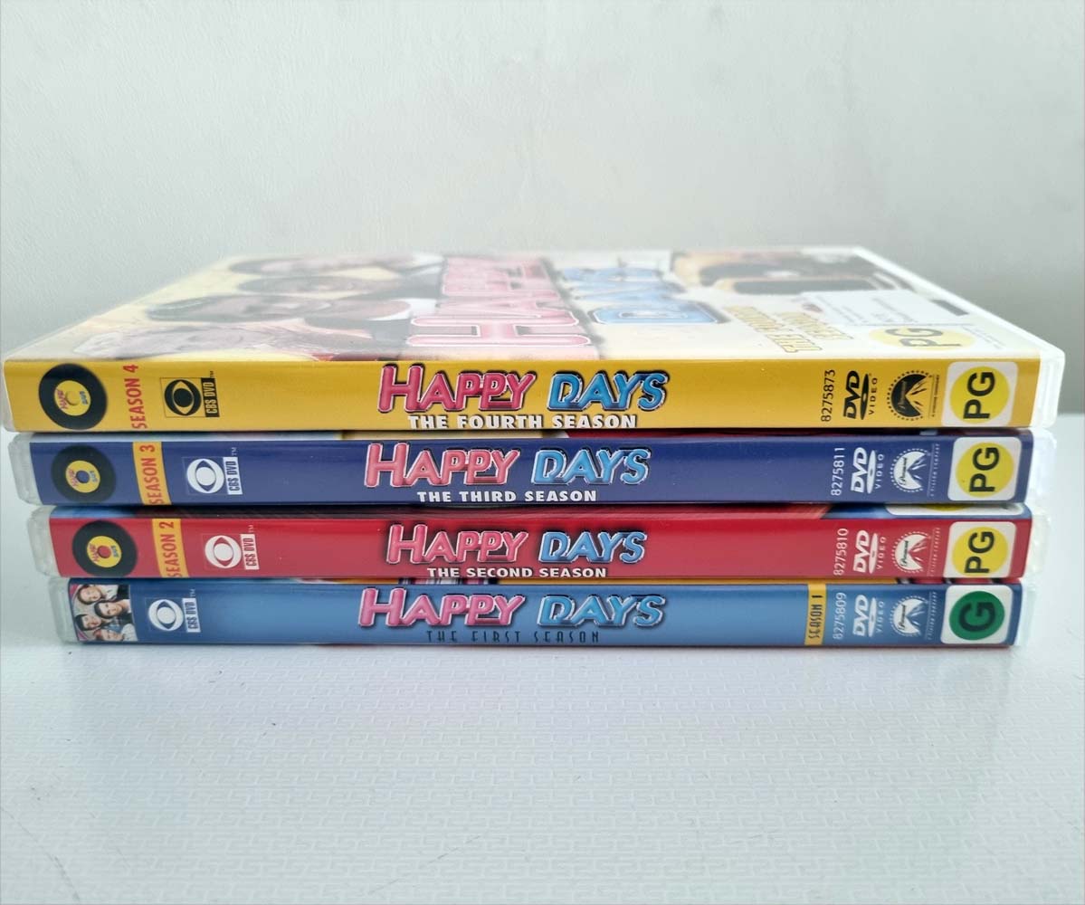 Happy Days - Season 1, 2, 3, 4 (DVD) - Vinyl Kitchen