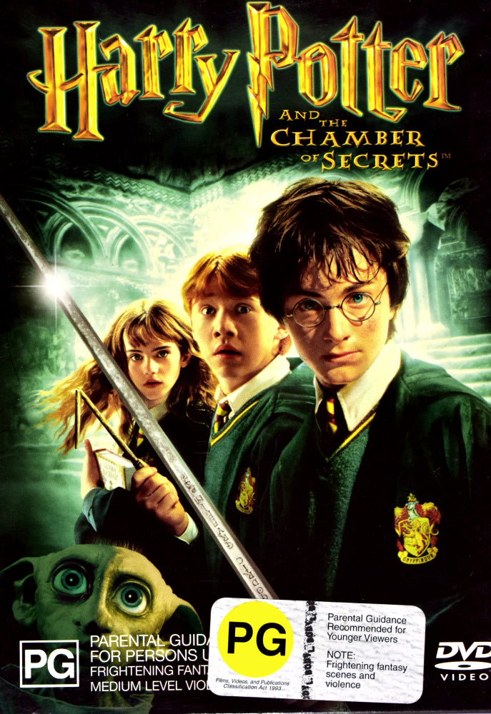 Harry Potter and the Chamber of Secrets - 2 Disc - 2002 (DVD)