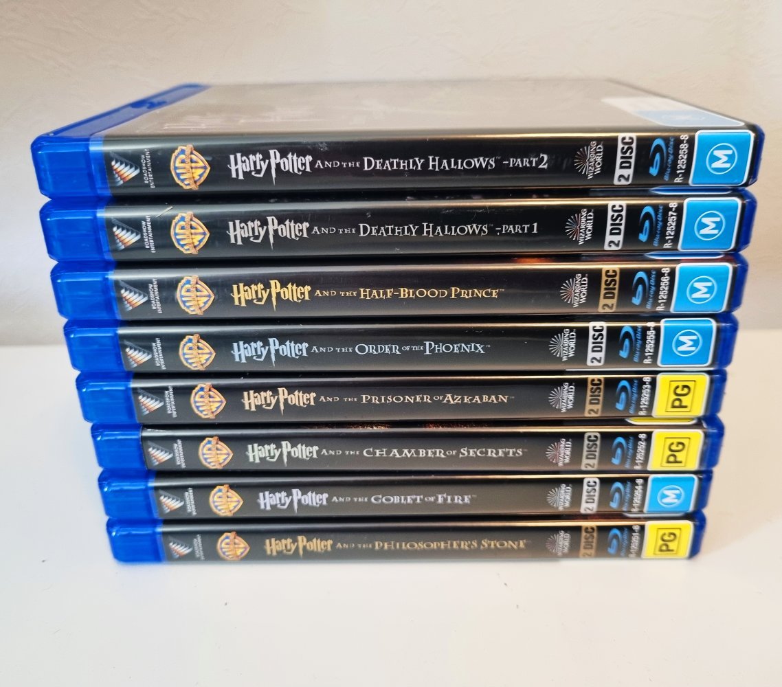 Harry Potter: Complete Film Collection - 2 Disc Special Editions - 2001 (Blu Ray) - Vinyl Kitchen