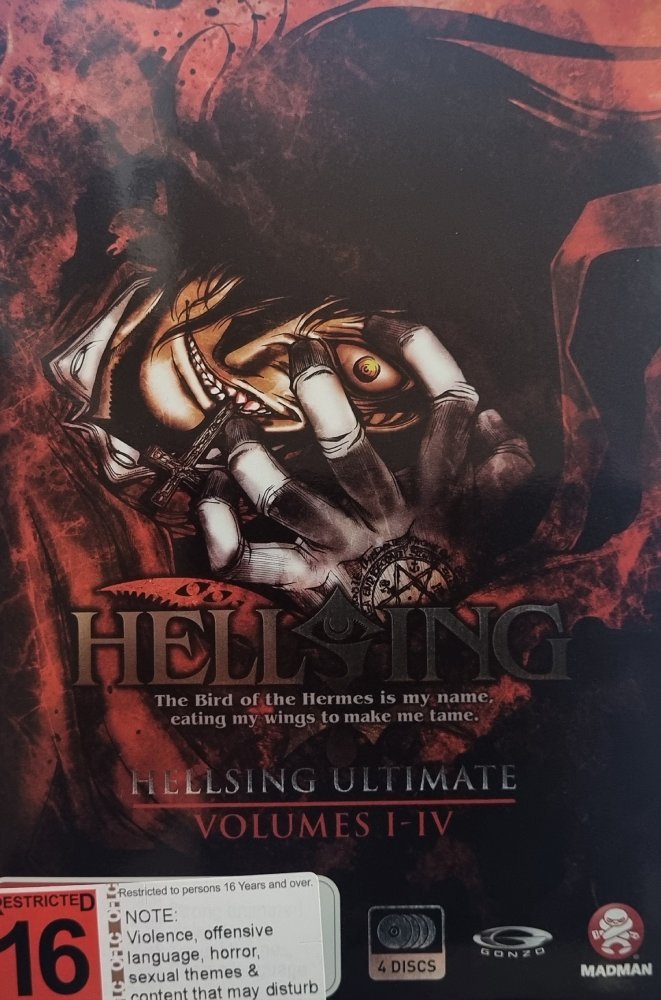 Hellsing Ultimate: Volumes 1 - 4 - 2006 (DVD) - Vinyl Kitchen