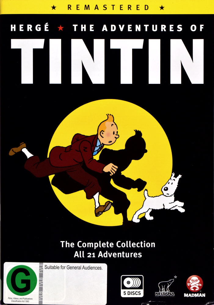 Hergé The Adventures of Tintin (DVD)