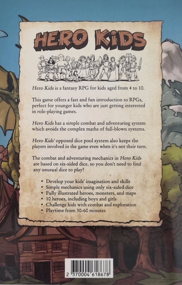 Kid Rpg Hero Kids - Fantasy RPG for kids aged 4 - 10 - Vinyl Kitchen