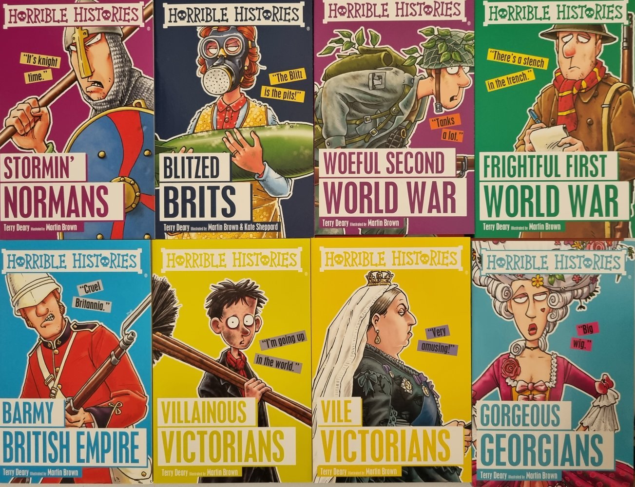 Horrible Histories - Blood - Curdling Box of Books (20) - Vinyl Kitchen