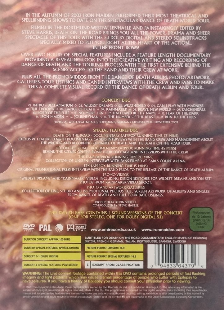 Iron Maiden - Death on the Road (3 DVD) - Vinyl Kitchen