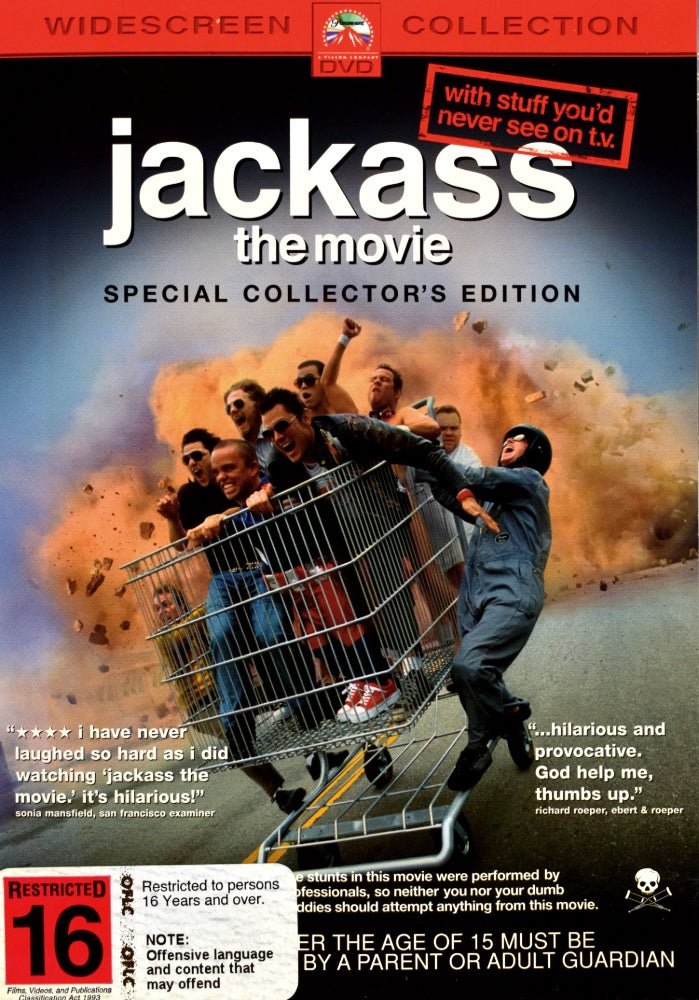Jackass: The Movie - 2002 (DVD) - Vinyl Kitchen
