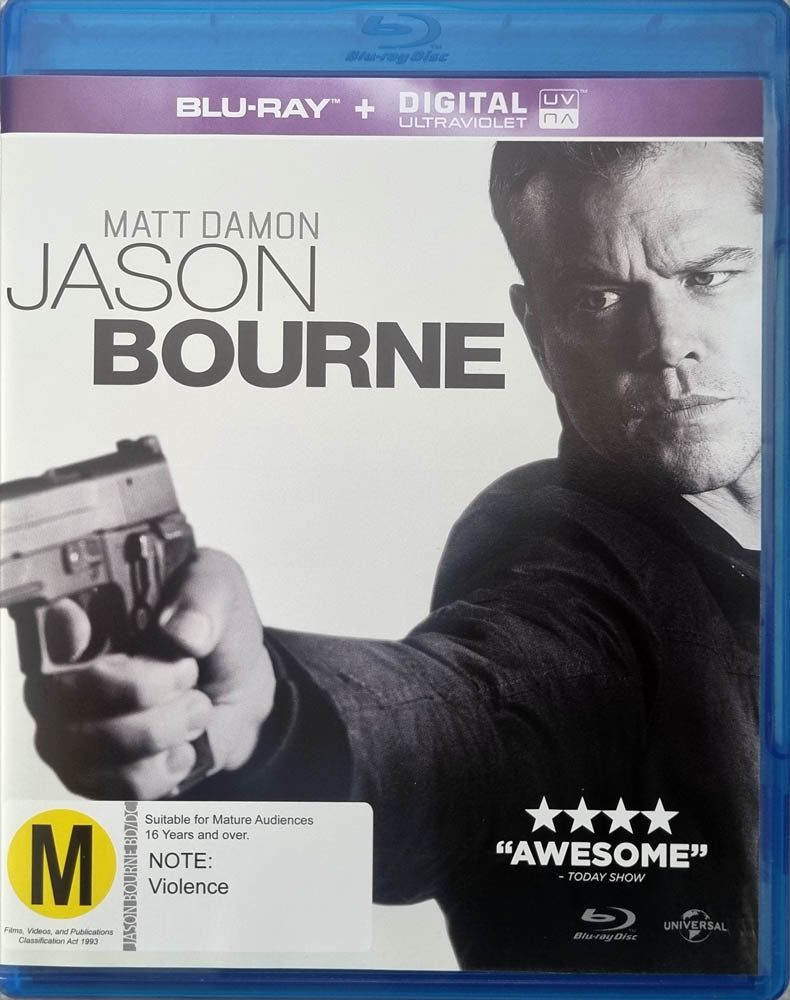 Jason Bourne - 2016 (Blu Ray) - Vinyl Kitchen