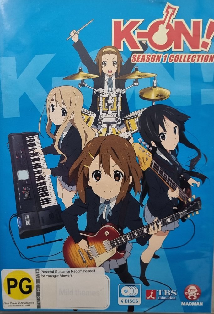 K - ON!: Season 1 - 2009 (DVD) - Vinyl Kitchen