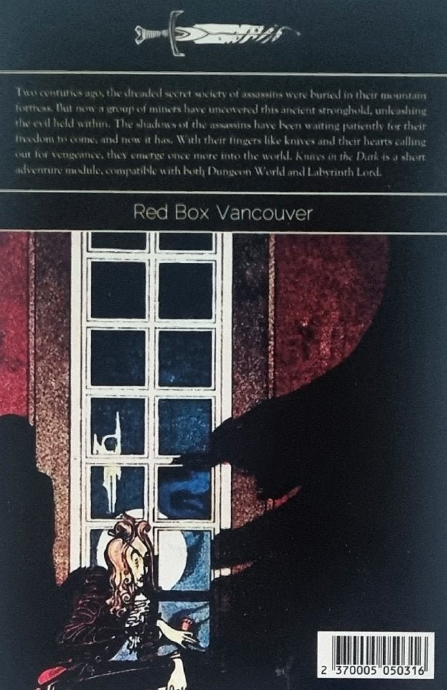 Knives in the Dark - Module for Labyrinth Lord and Dungeon World - Vinyl Kitchen