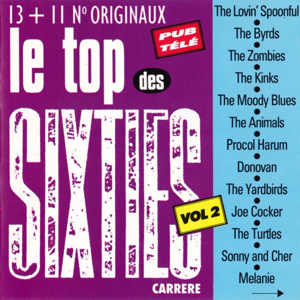 Le Top Des Sixties VOL 2 (CD) - Vinyl Kitchen