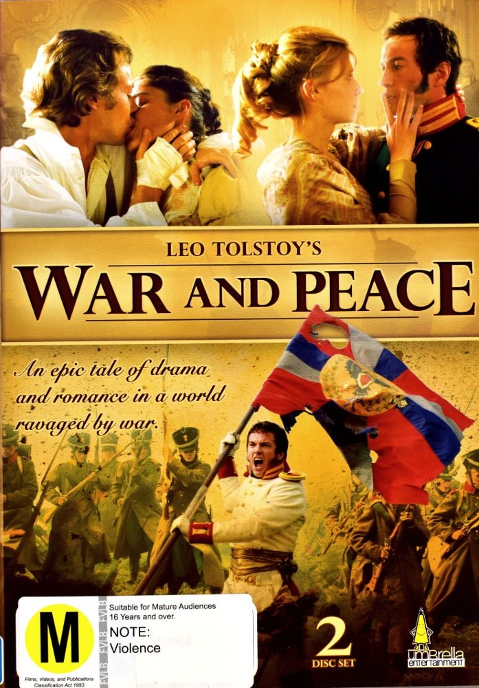 Leo Toltoy's War And Peace - 2007 (DVD) - Vinyl Kitchen