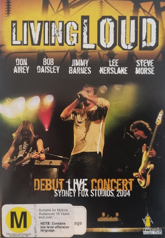 Living Loud - Debut Live Concert 2004 (DVD) - Vinyl Kitchen