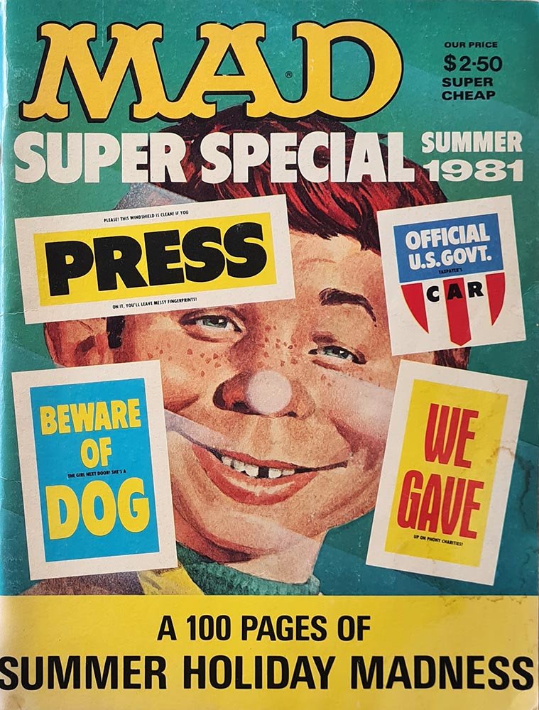 MAD Magazine Super Special Summer 1981 - Vinyl Kitchen