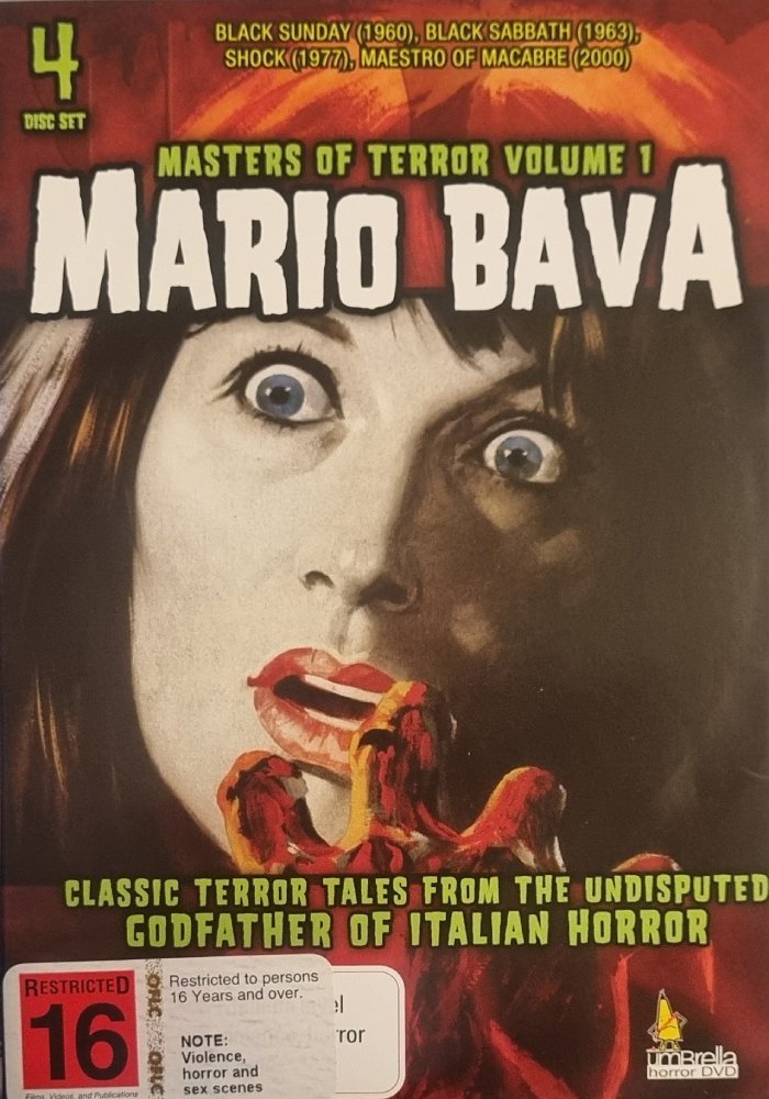 Masters of Terror Volume 1 - Mario Bava 4 Disc Set - 1961 (DVD) - Vinyl Kitchen