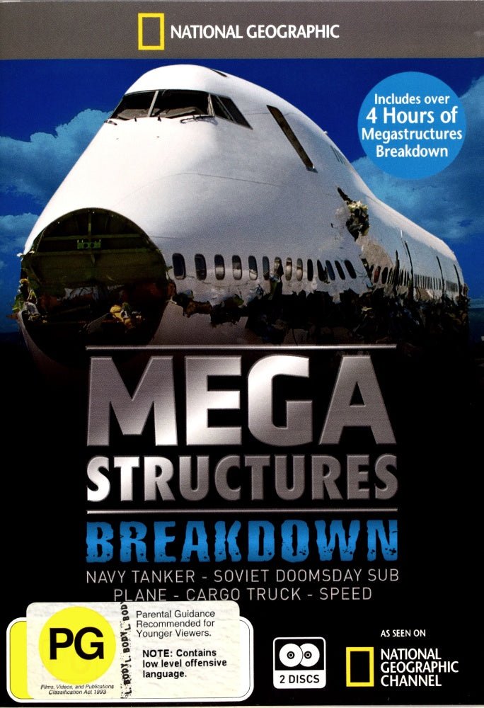 Mega Structures: Breakdown - Machines - 2006 (DVD) - Vinyl Kitchen