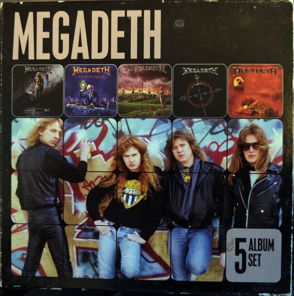 Megadeth - 5 Album Set (CD) - Vinyl Kitchen