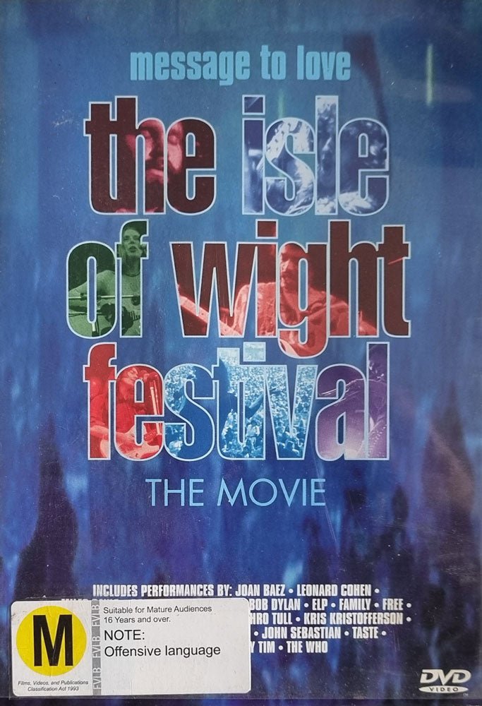 Message to Love - The Isle of Wight Festival - The Movie (DVD) - Vinyl Kitchen