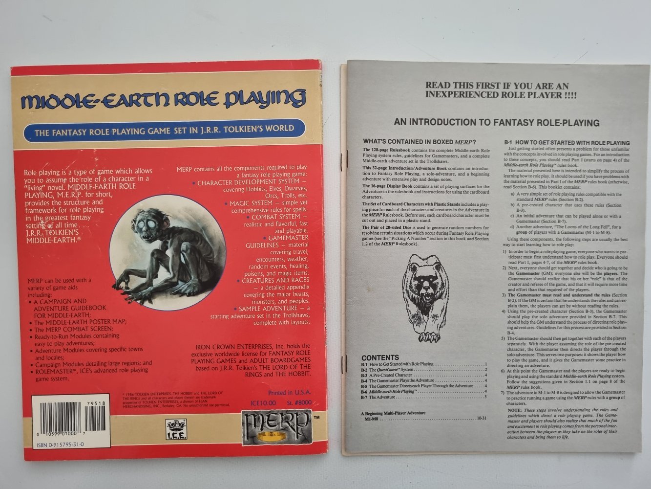 Middle - Earth Role Playing Box Set (MERP) - Vinyl Kitchen