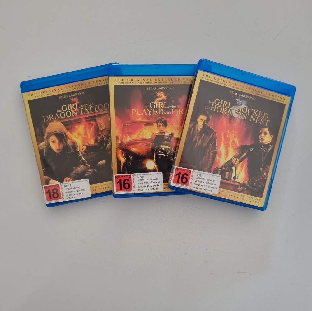Millennium Trilogy - Original Extended Editions (Blu Ray) - Vinyl Kitchen