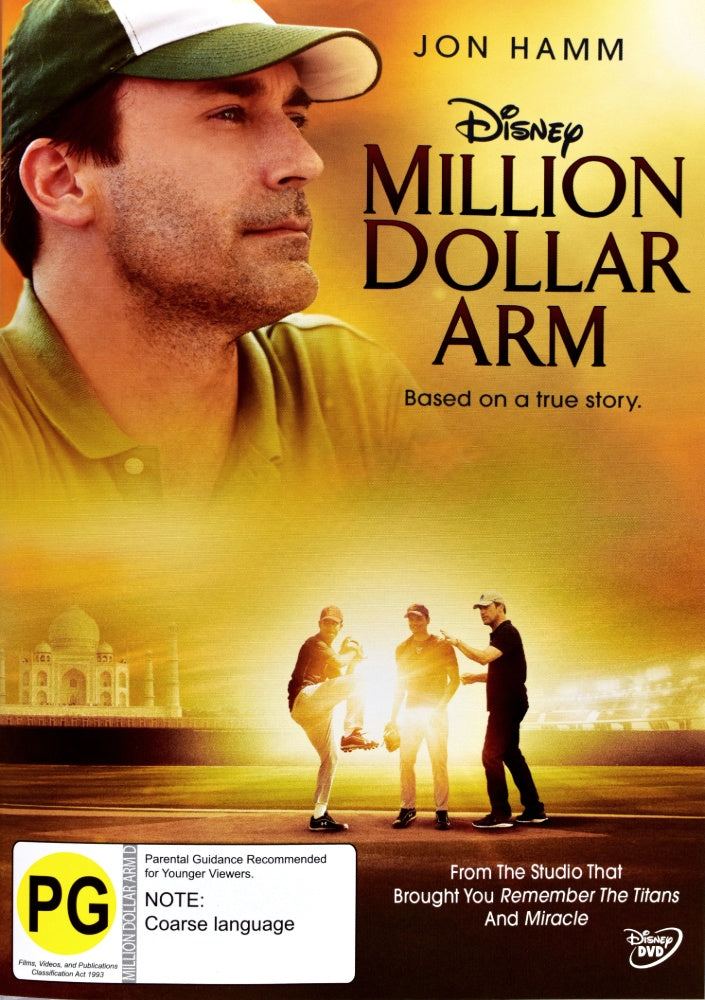 Million Dollar Arm - 2014 (DVD) - Vinyl Kitchen