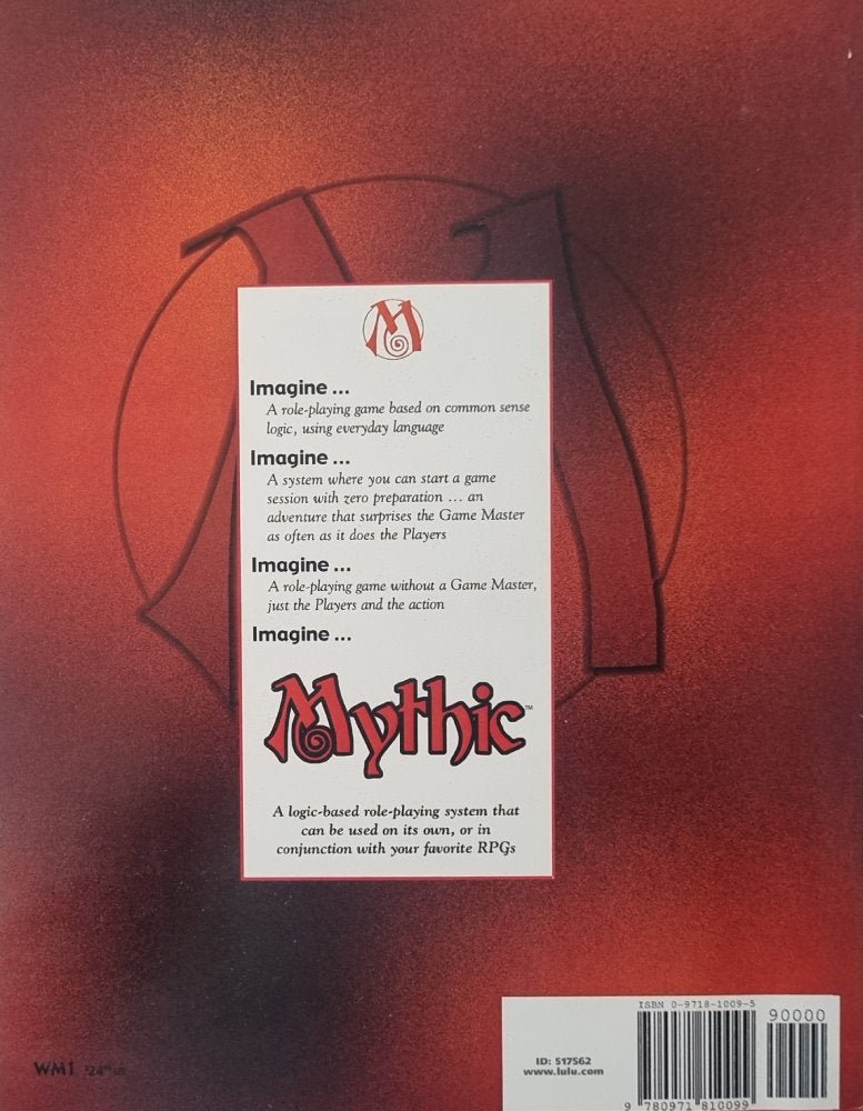 Mythic Role Playing - Stand - alone or Supplement for RPGs - Vinyl Kitchen