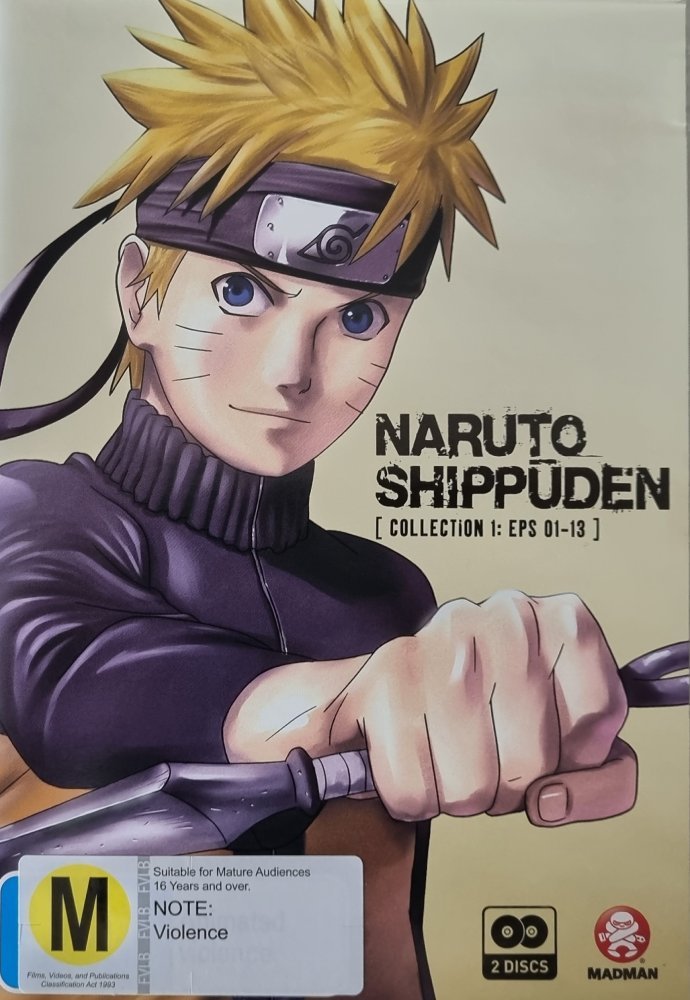Naruto Shippuden: Collection 1 (2 DVD) - 2011 (DVD) - Vinyl Kitchen