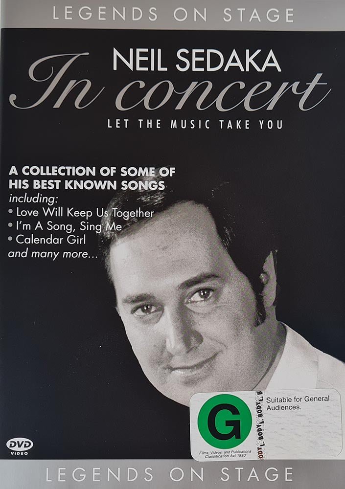 Neil Sedaka in Concert - Let the Music Take You (DVD) - Vinyl Kitchen