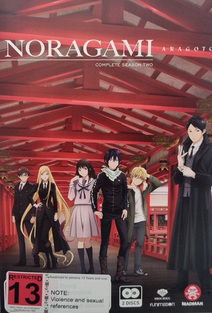 Noragami: Season 2 - 2015 (DVD) - Vinyl Kitchen