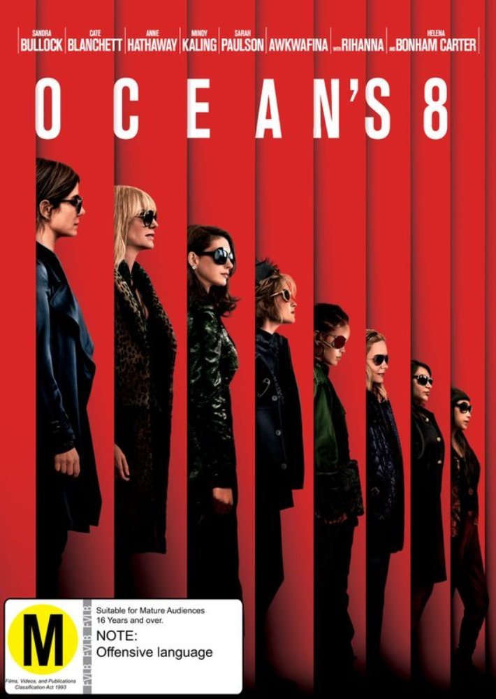 Ocean's 8 - 2018 (DVD) - Vinyl Kitchen