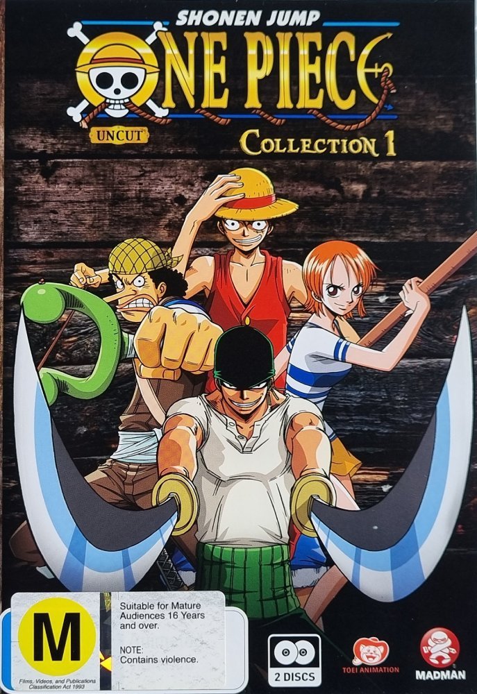One Piece Uncut: Collection 1 - 1999 (DVD) - Vinyl Kitchen