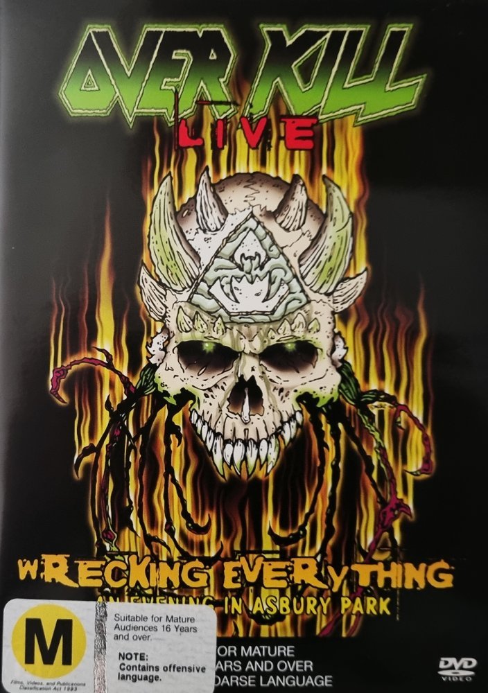 Overkill Live - Wrecking Everything (2 DVD) (DVD) - Vinyl Kitchen
