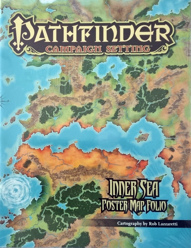 Pathfinder Campaign Setting: Inner Sea Poster Map Folio (New) - Vinyl Kitchen