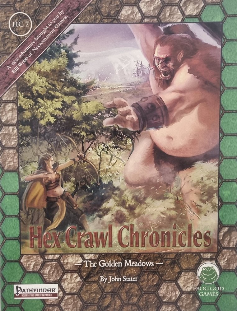 Pathfinder Module - Hex Crawl Chronicles: The Golden Meadows - Vinyl Kitchen