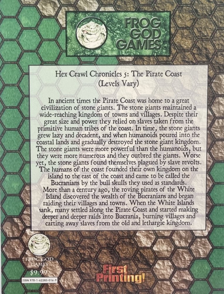 Pathfinder Module - Hex Crawl Chronicles: The Pirate Coast - Vinyl Kitchen