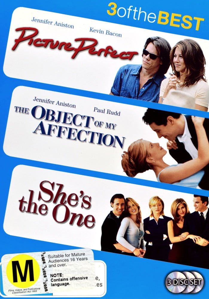 Picture Perfect / The Object of My Affection / She's The One - 1997 (DVD) - Vinyl Kitchen
