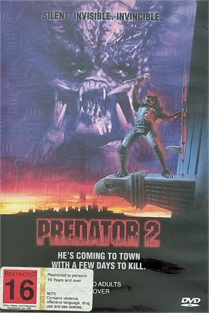 Predator 2 - 1990 (DVD) - Vinyl Kitchen