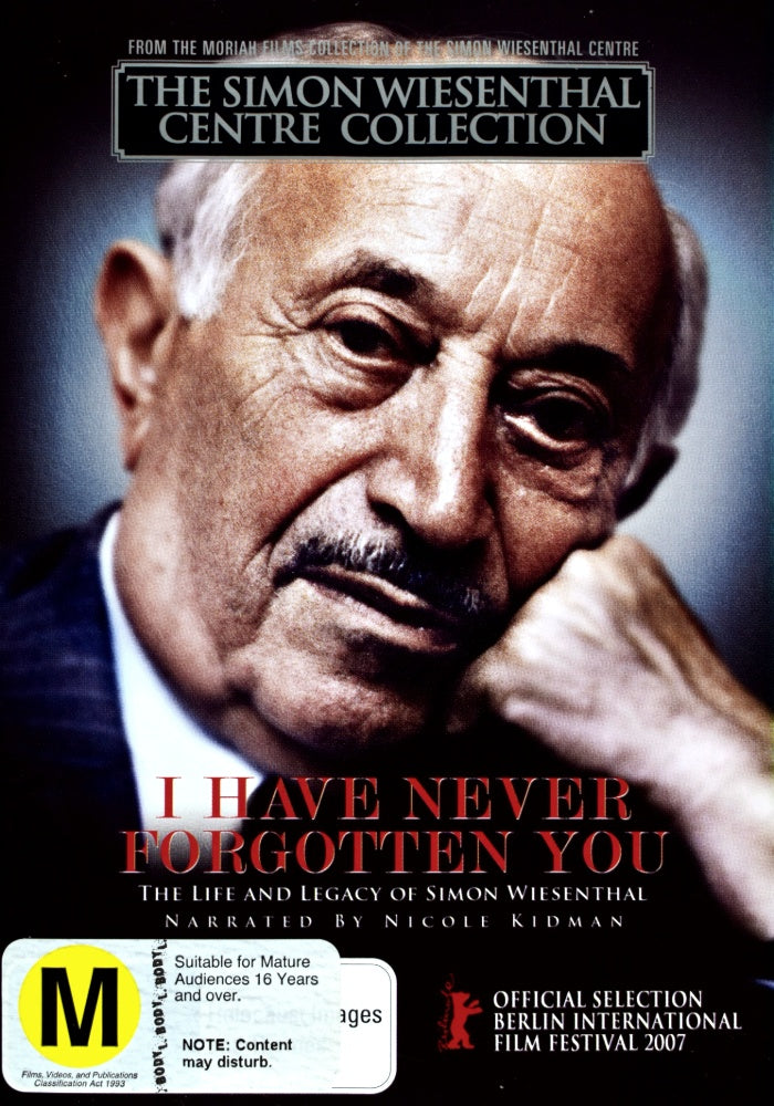 I Have Never Forgotten You: The Life & Legacy of Simon Wiesenthal - 2007 (DVD)