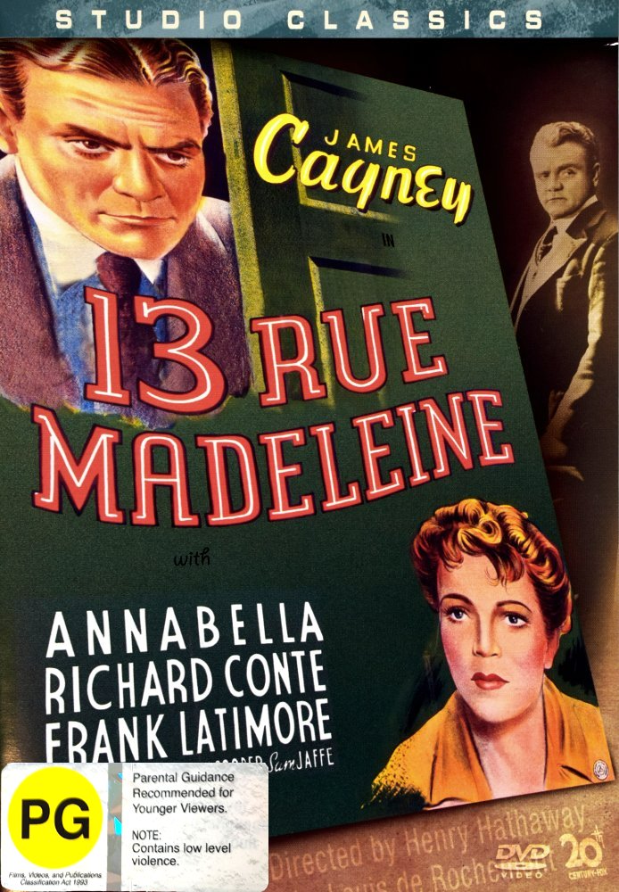 13 Rue Madeleine - 1947 (DVD)