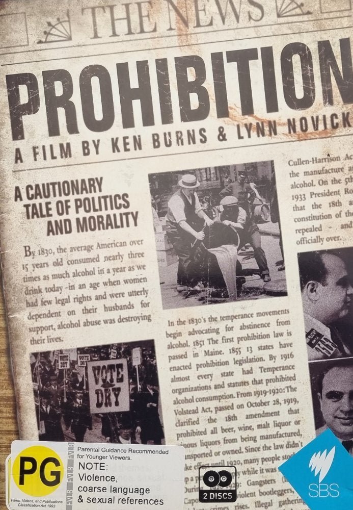 Prohibition - Ken Burns Documentary - 2011 (DVD) - Vinyl Kitchen