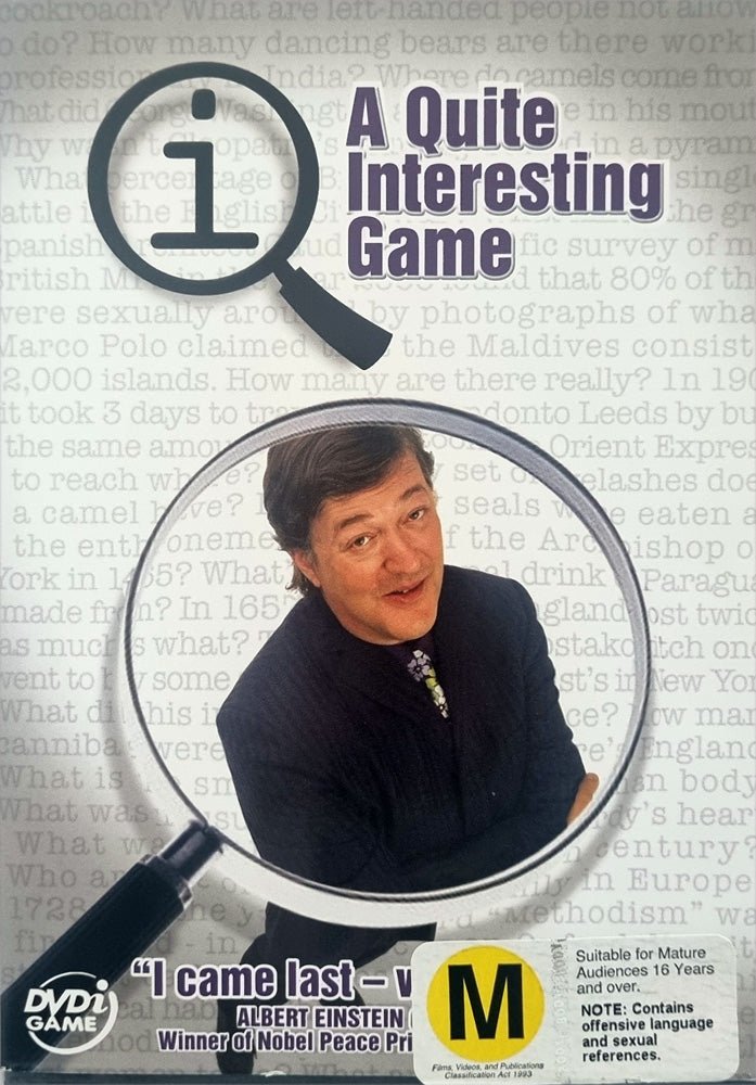 QI - A Quite Interesting Game (DVD) Region 2 (DVD) - Vinyl Kitchen