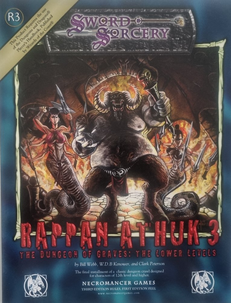 Rappan Athuk 3: The Dungeon of Graves - The Lower Levels R3 - Vinyl Kitchen