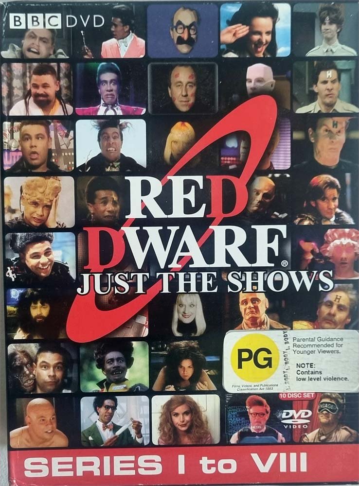 Red Dwarf - Just the Shows Series 1 - VIII (DVD) - Vinyl Kitchen