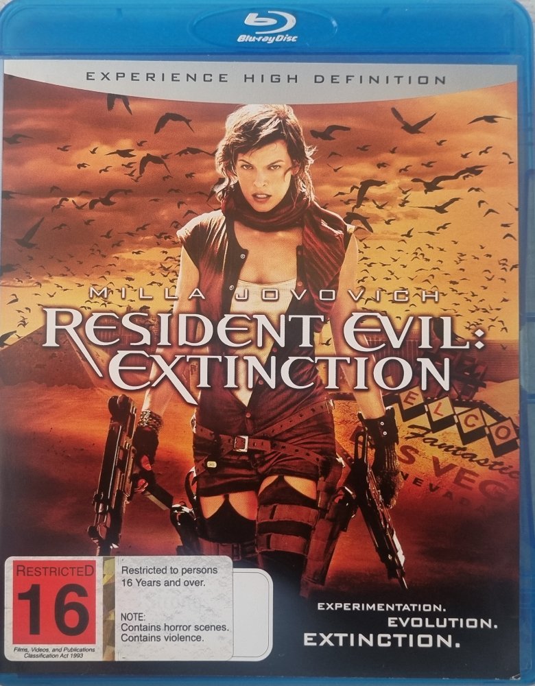 Resident Evil Extinction - 2007 (Blu Ray) - Vinyl Kitchen