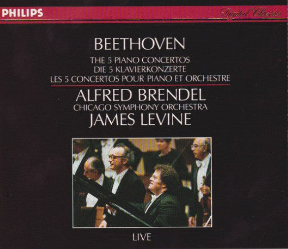 Beethoven, Chicago Symphony Orchestra, The 5 Piano Concertos (3 CD)