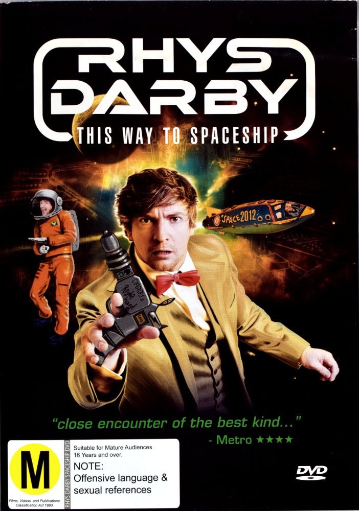 Rhys Darby: This Way to Spaceship (DVD) - Vinyl Kitchen