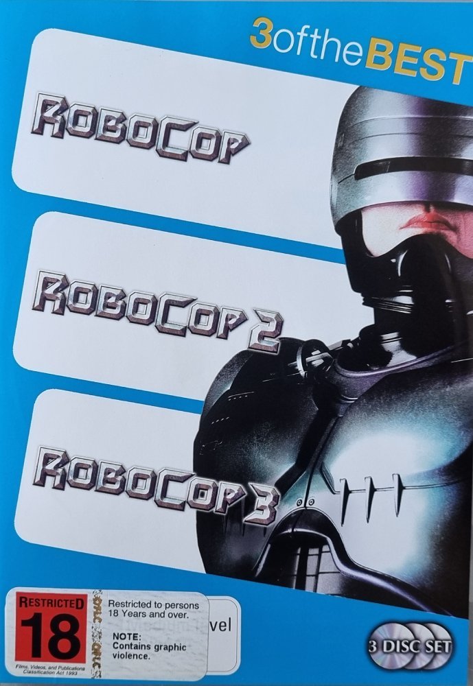 Robocop Trilogy 1, 2, 3 - 1987 (DVD) - Vinyl Kitchen