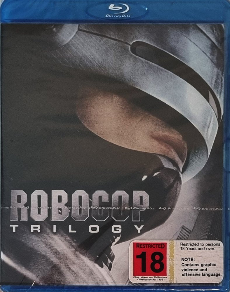 Robocop Trilogy (Blu Ray) Brand New - 1987 - Vinyl Kitchen
