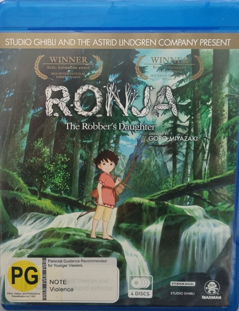 Ronja: The Robber's Daughter - 2014 (Blu Ray) - Vinyl Kitchen