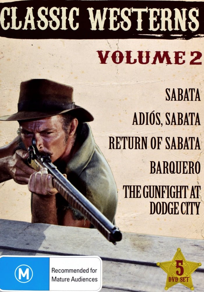 Sabata Trilogy / Barquero / The Gunfight at Dodge City - 1969 (DVD) - Vinyl Kitchen